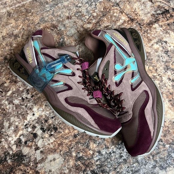 Louis Vuitton Trail Trainer sneaker Aubergine size 10 LV 11.5 12 authentic - Picture 3 of 9